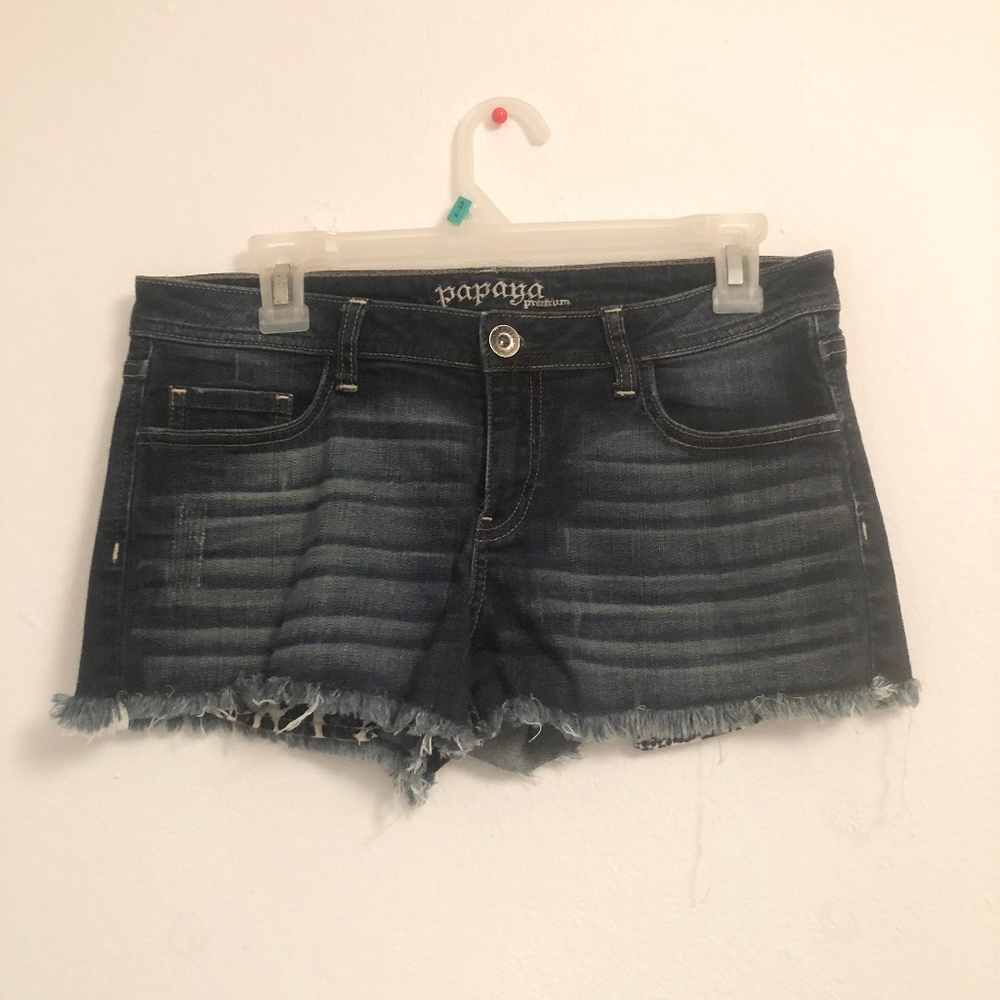 denim shorts